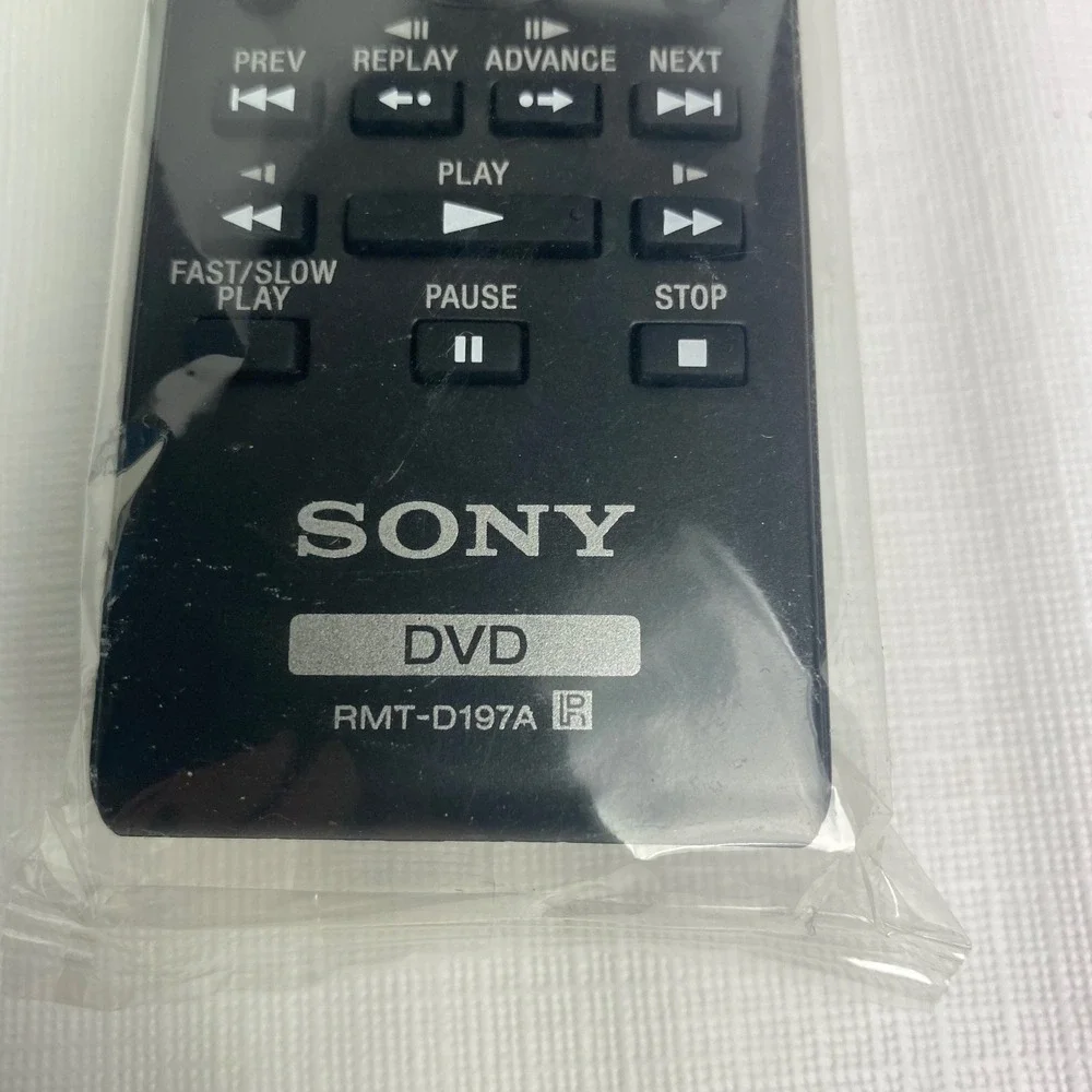 Sony RMT-D197A DVD Player Remote Control Black‎ OEM Replacement Genuine IR
